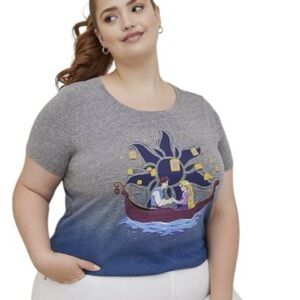 NWOT Torrid Disney Size 3X Rapunzel Short Sleeve Tee